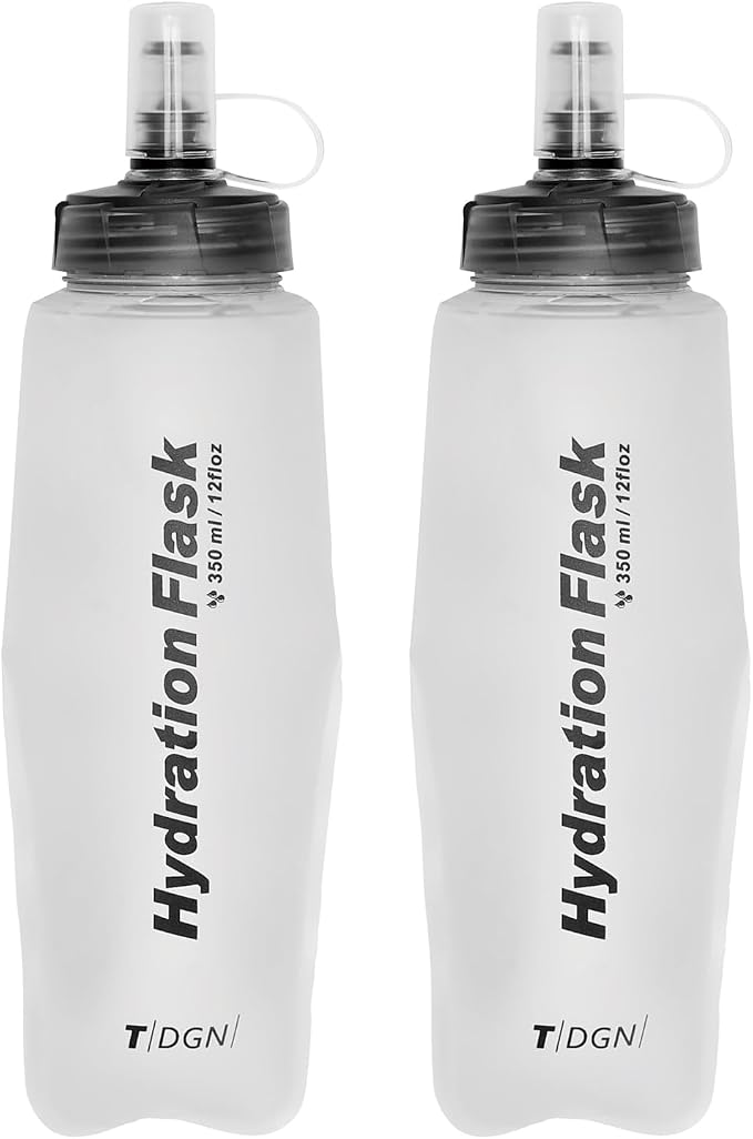 03 Soft Flasks - White - 350ml/11.83oz - 2 Packs