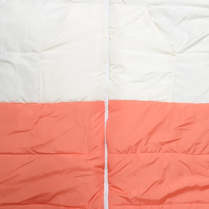 Cream & Coral Pink