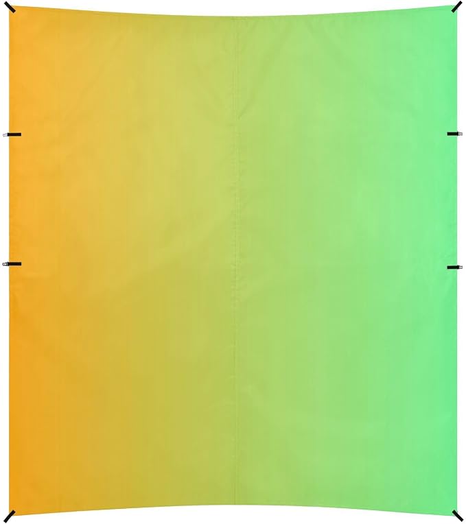Gold to Green Gradient Solid