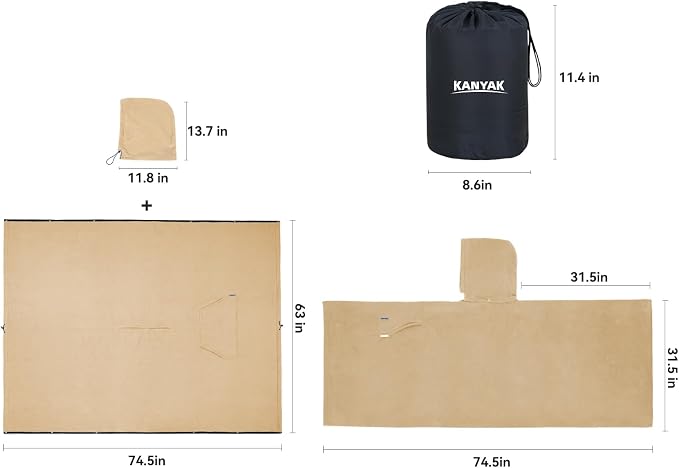 Polar Fleece Blanket - Khaki