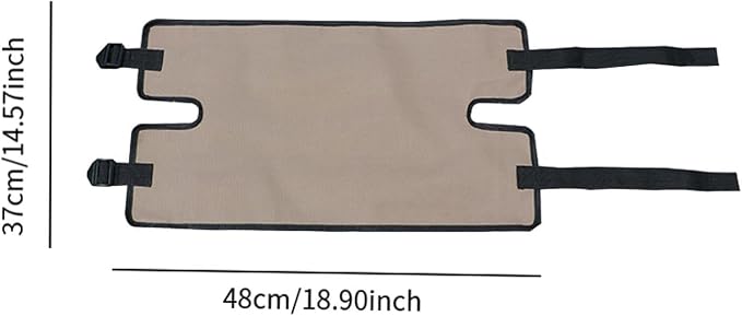 Khaki 37×66cm Seat Cushion