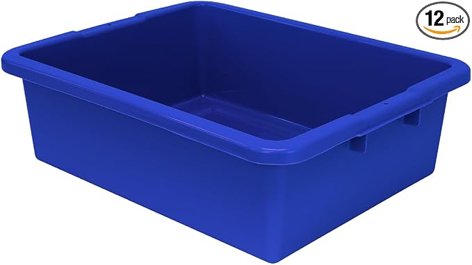 Ribbed Bottom Blue 12 Pack