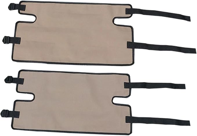 Khaki 37×66cm Seat Cushion & Backrest