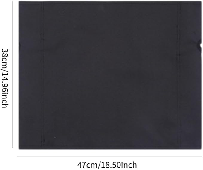 38x47cm Black