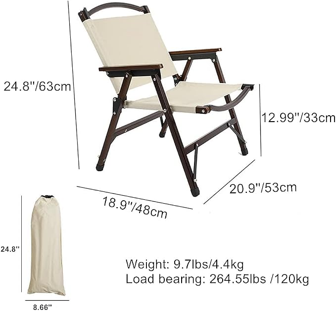 Beige/Walnut Color