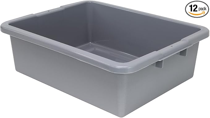 Ribbed Bottom Gray 12 Pack