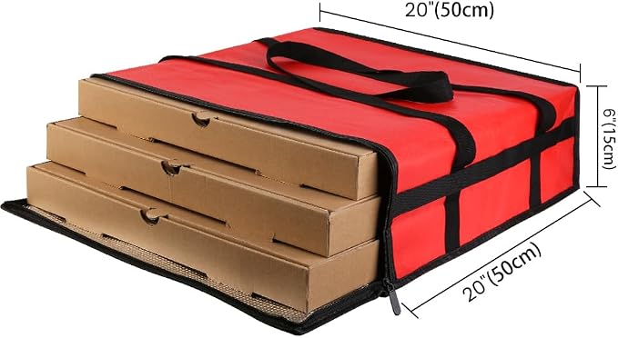 Red Bag with Drink Carrier