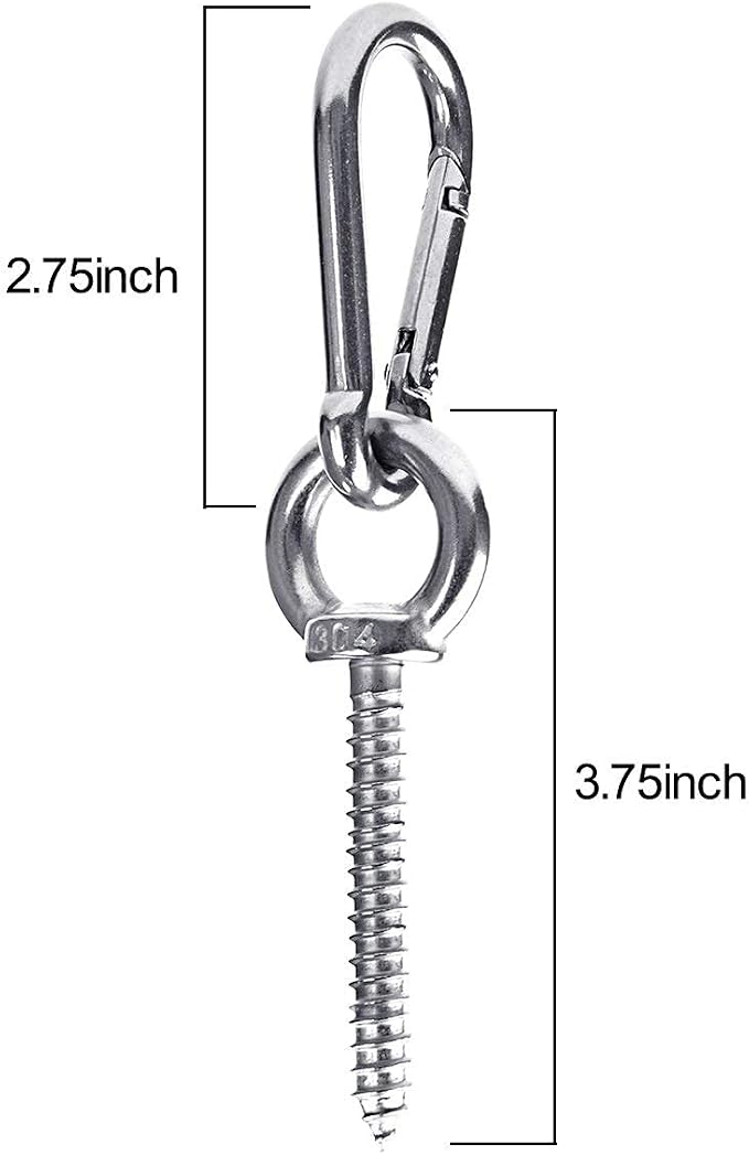 4-packs Hammock Hanging Hook Kit
