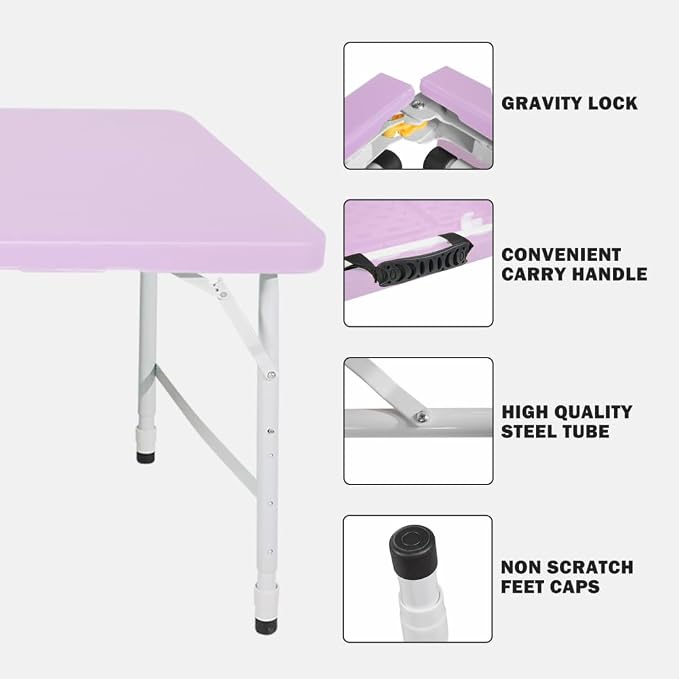 4ft Light Purple