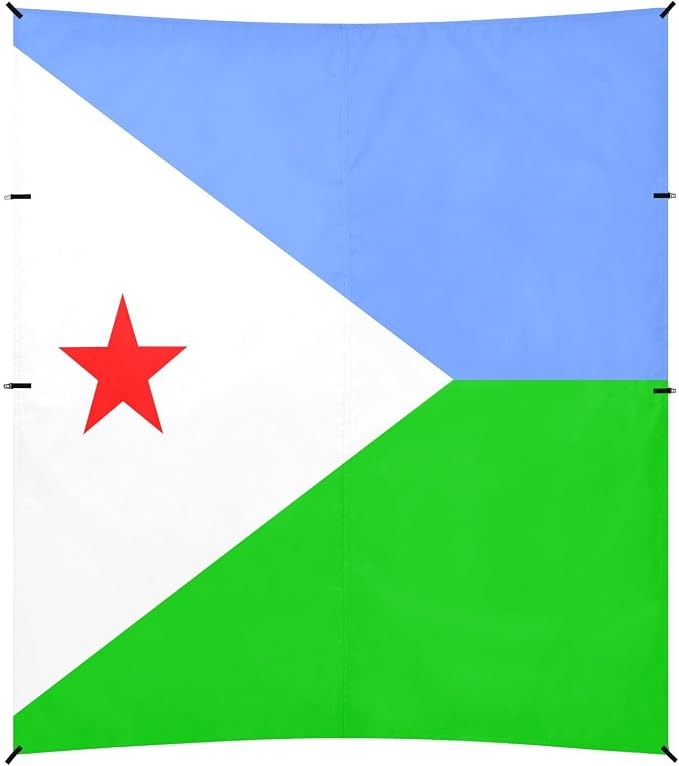 National Flag of Djibouti