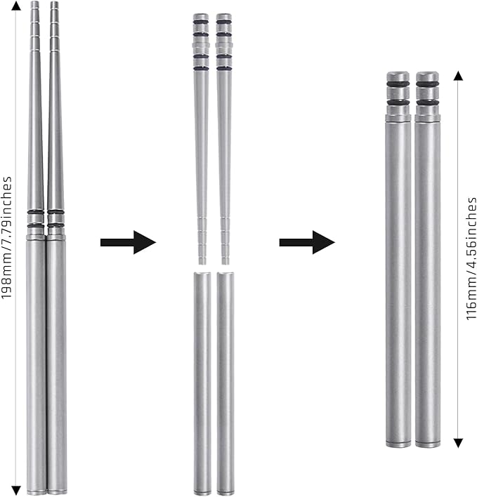 Collapsible chopsticks