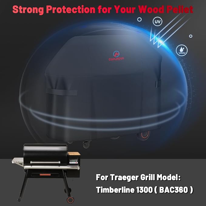 Black - Fit Traeger Timberline 1300