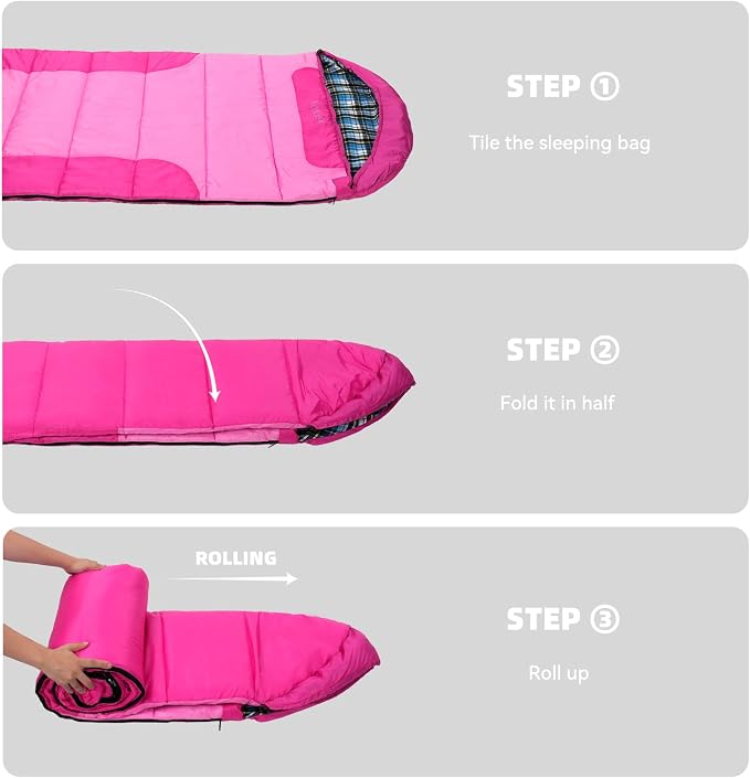 Deep Pink & Light Pink （Left Zip）
