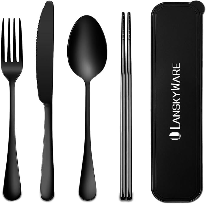 Black - 4 PCs - Chopsticks