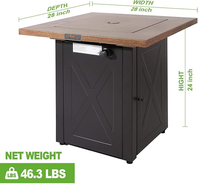 Wood Table and Mocha Base