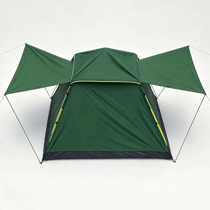 Square Roof Tent | Green | 4 Person