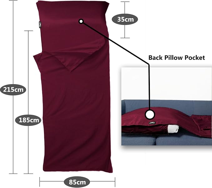 Burgundy - No Zipper