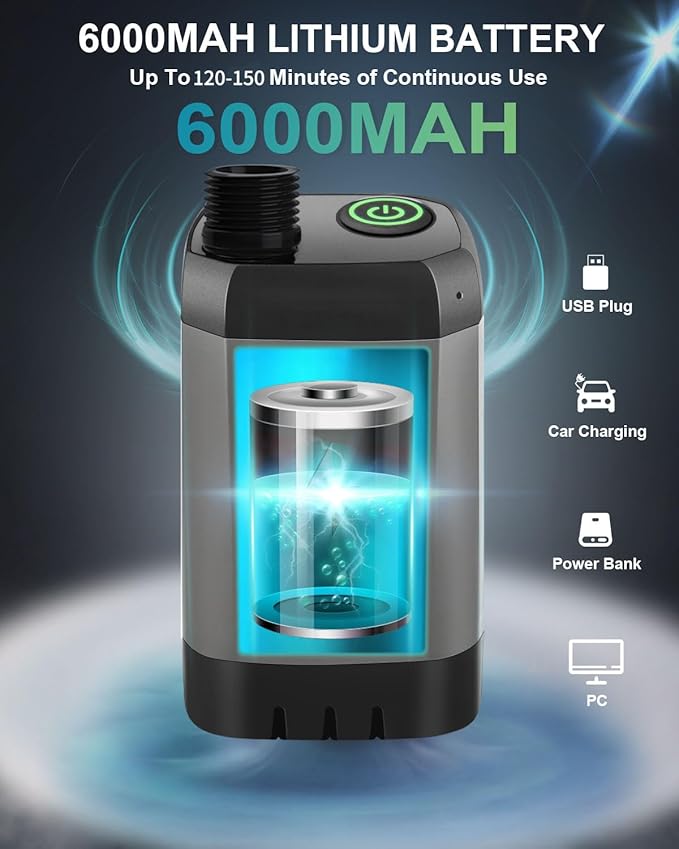6000mah Grey Pump