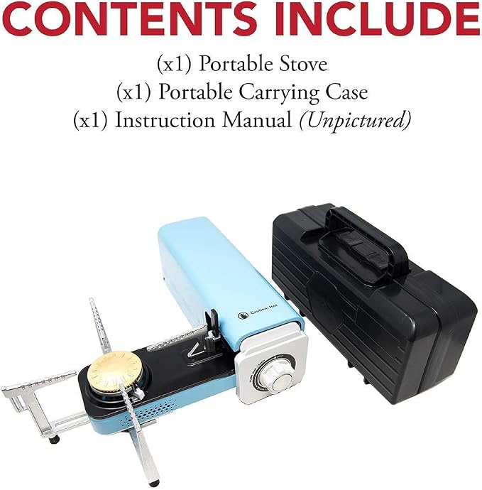 Stove(Blue) + 4 Butane Fuel