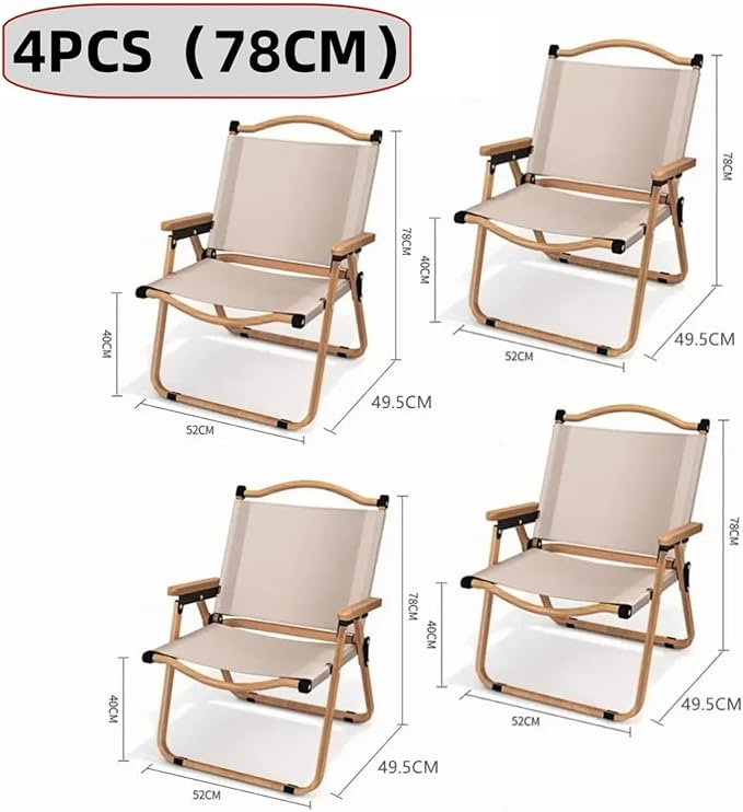 Khaki 78CM 4PCS