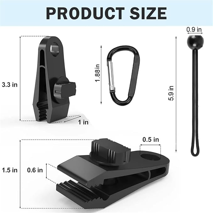 60pcs-tent Clip