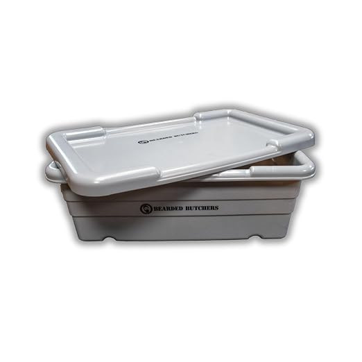 Gray Lid for Poly Meat Lug