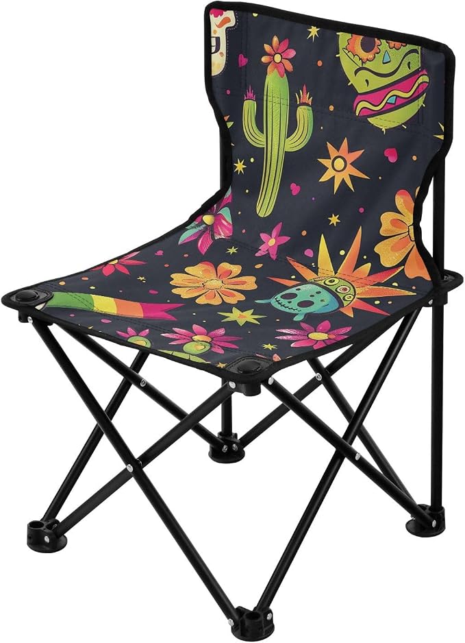 Black Skull Cactus Floral Cute