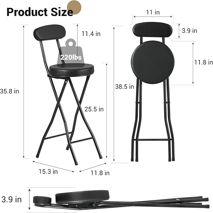 Black -Set of 1-25.5inch