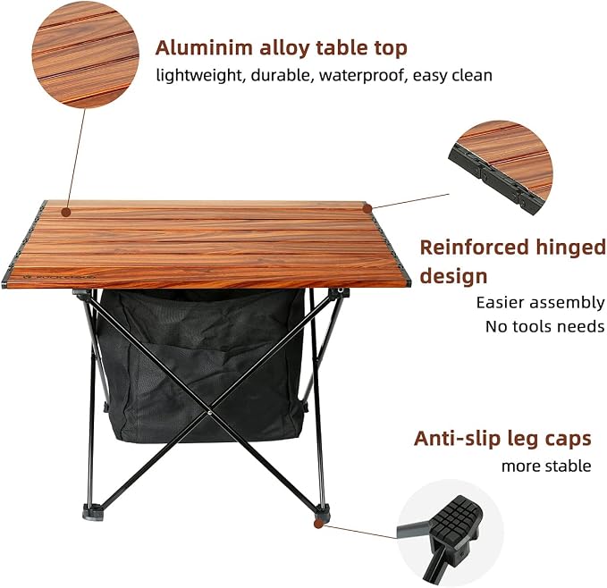 With Storage Bag Wood Grain