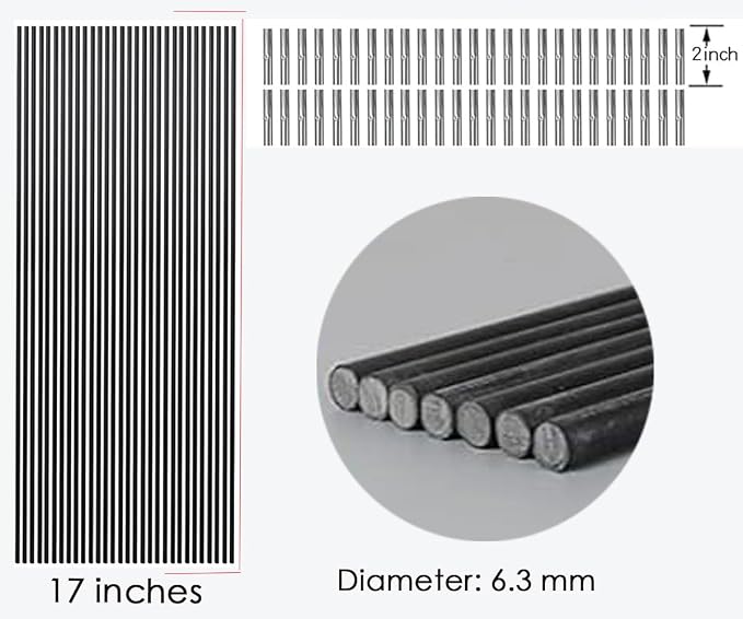 17 inches- 36 packs( black)