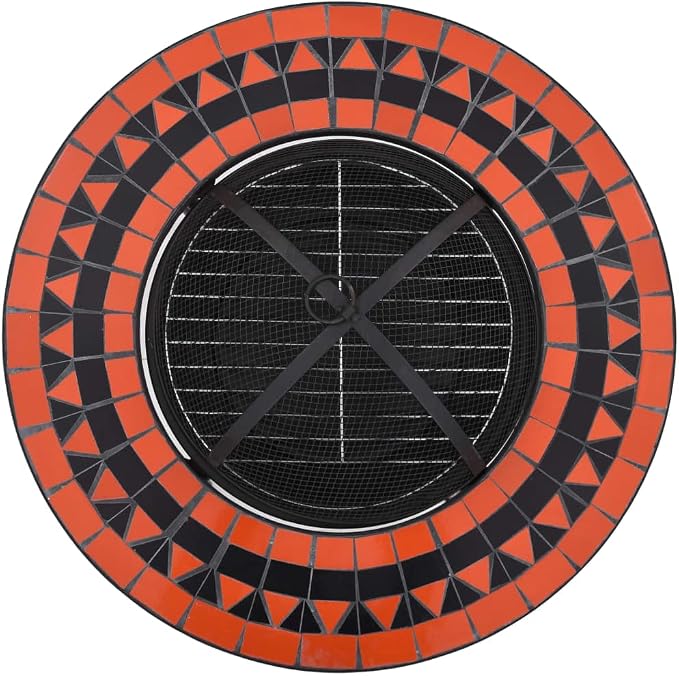 Terracotta and White