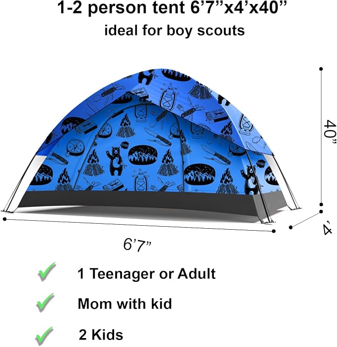 Blue 2 layer waterproof