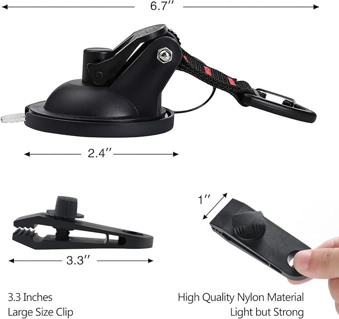 Classic Red Line With Clips Set