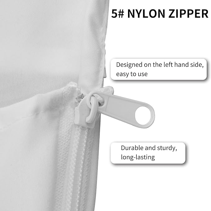 White with zipper left