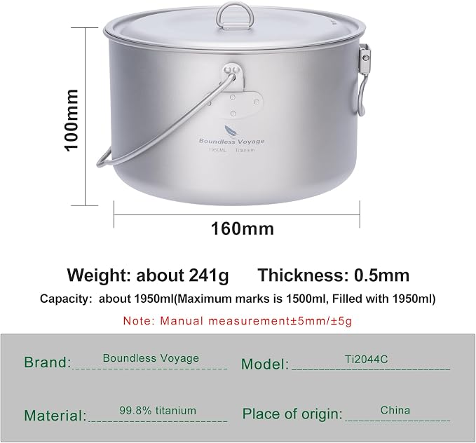 Ti2044C-1950ml pot