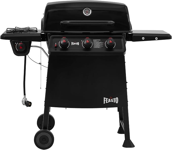3 Burner in Black