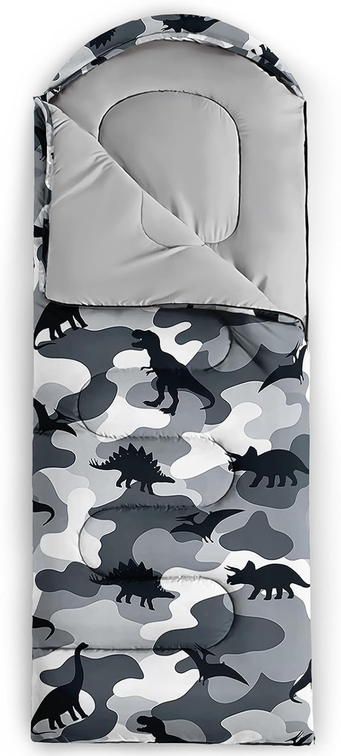 Gray Camo Dinosaur