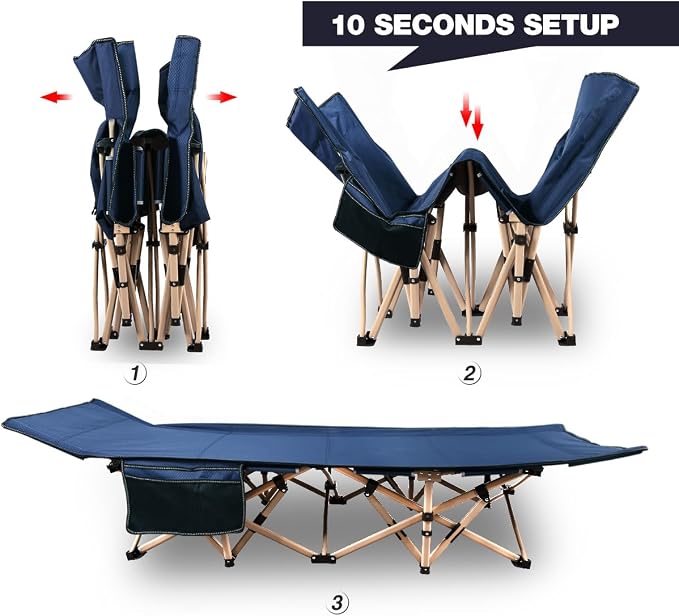 Blue Oversized Cot