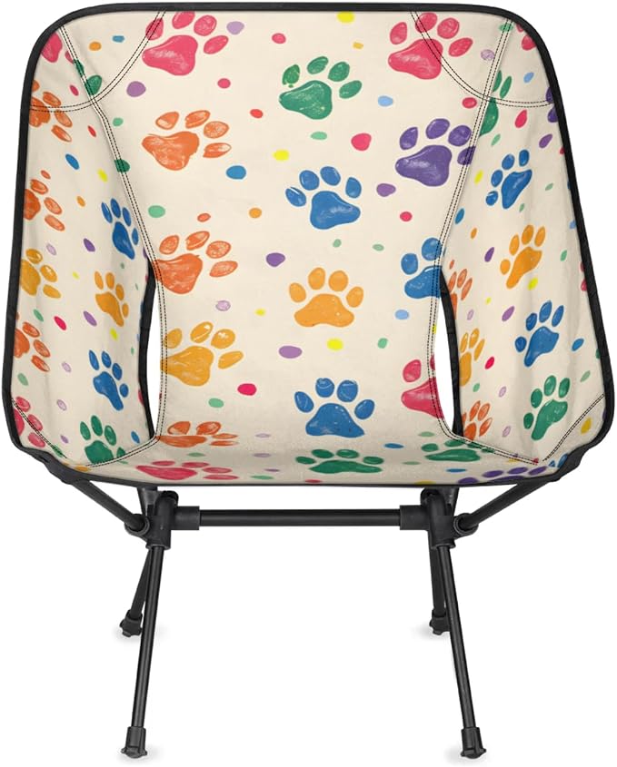 Colorful Dog Paw Prints