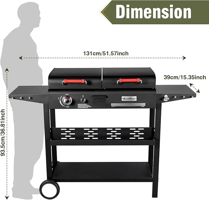 Dual-Fuel (Propane & Charcoal)