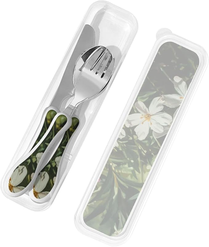 Flowers And Green Leaves