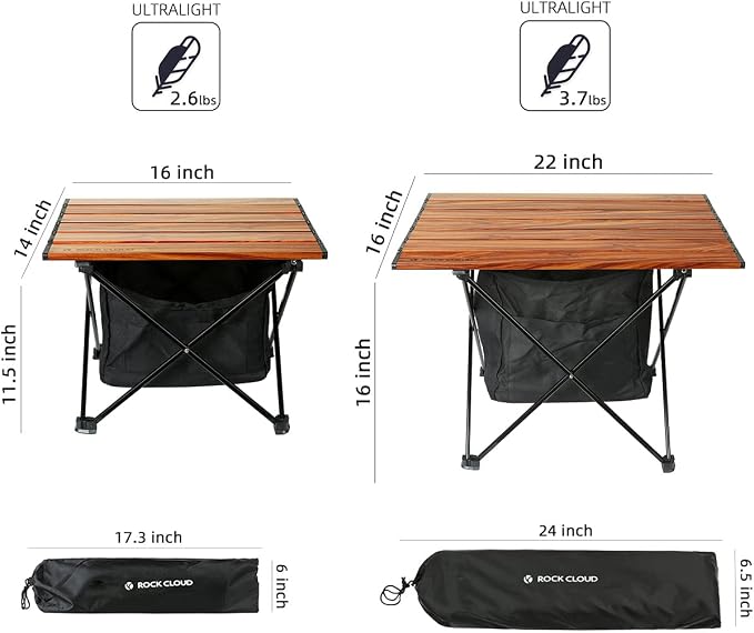 With Storage Bag Wood Grain