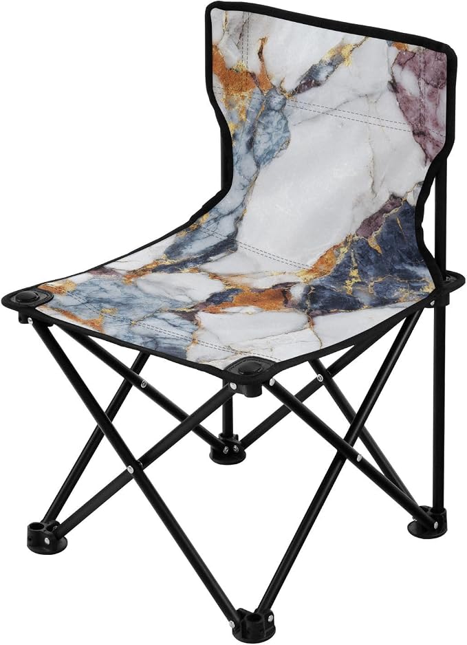 White Blue Marble Purple Gold
