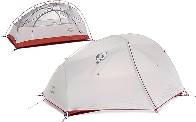 Grey Red-20D Nylon