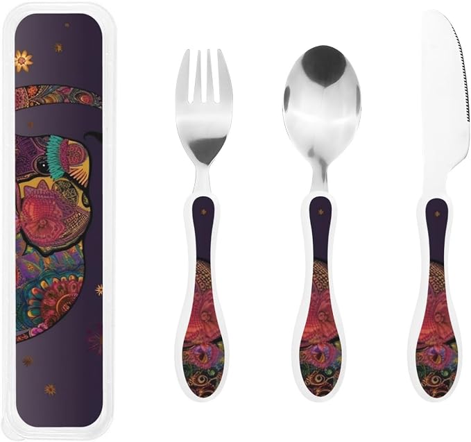 Colorful Tribal Floral Elephant