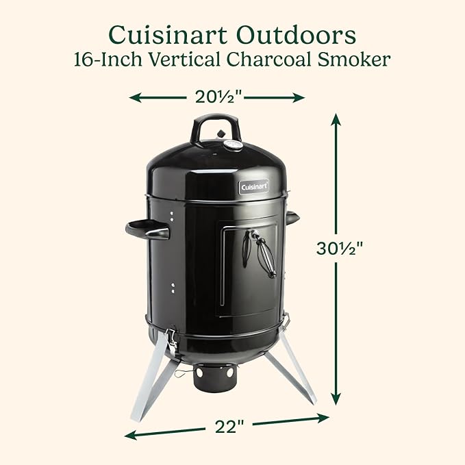 Vertical Charcoal Smoker, 16\