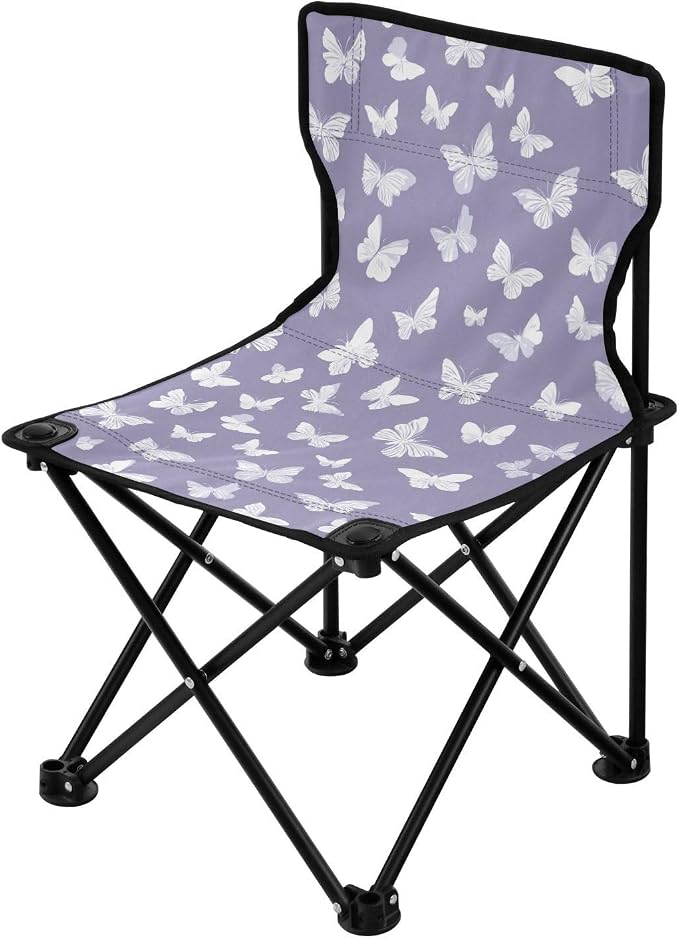 White Butterfly Purple