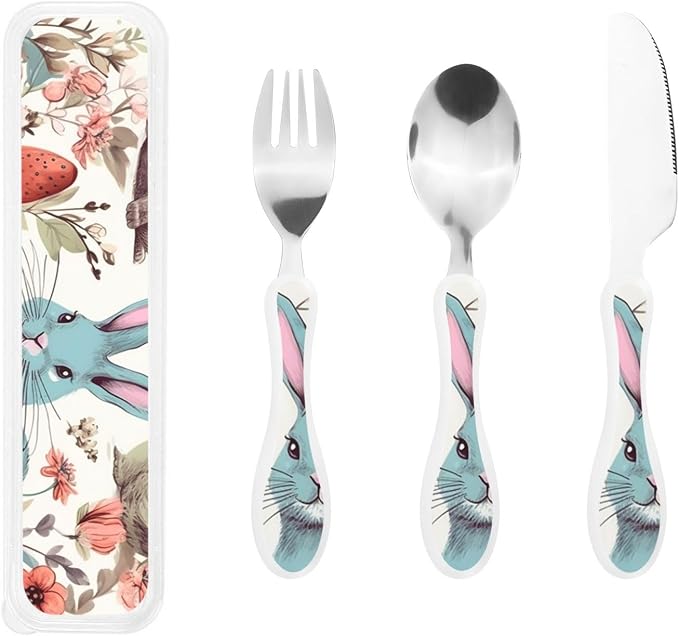 Flowers Bunnies Birds