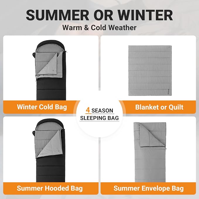 3-IN-1 Sleeping Bag