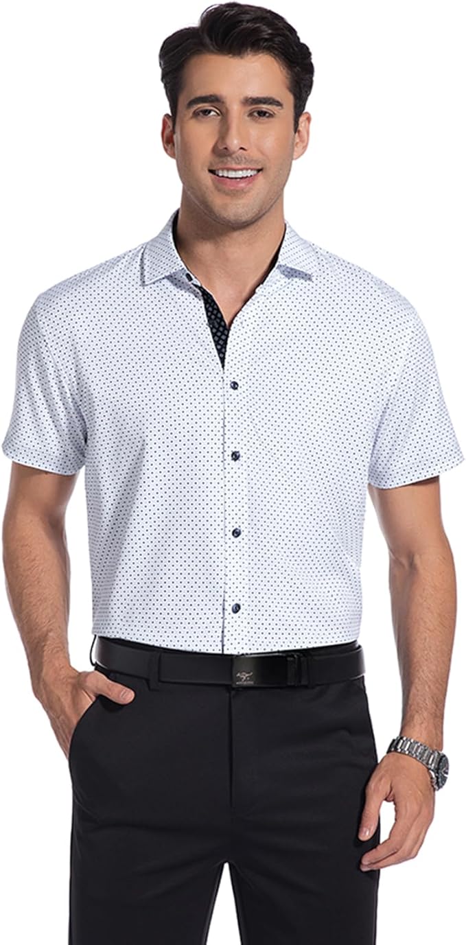 White Lack/Blue Dots